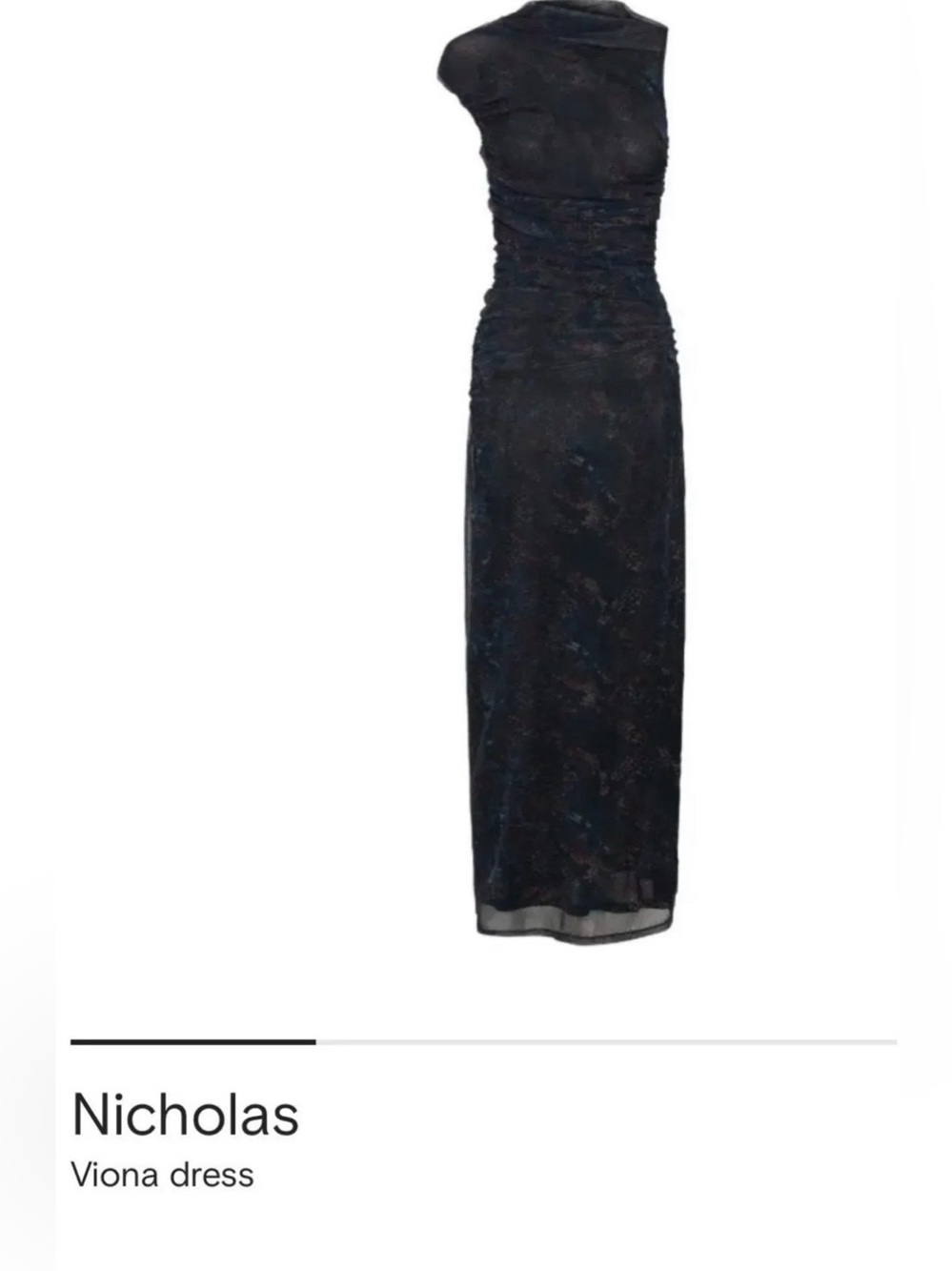 Nicholas Ruched Sleeveless Maxi Dress 12